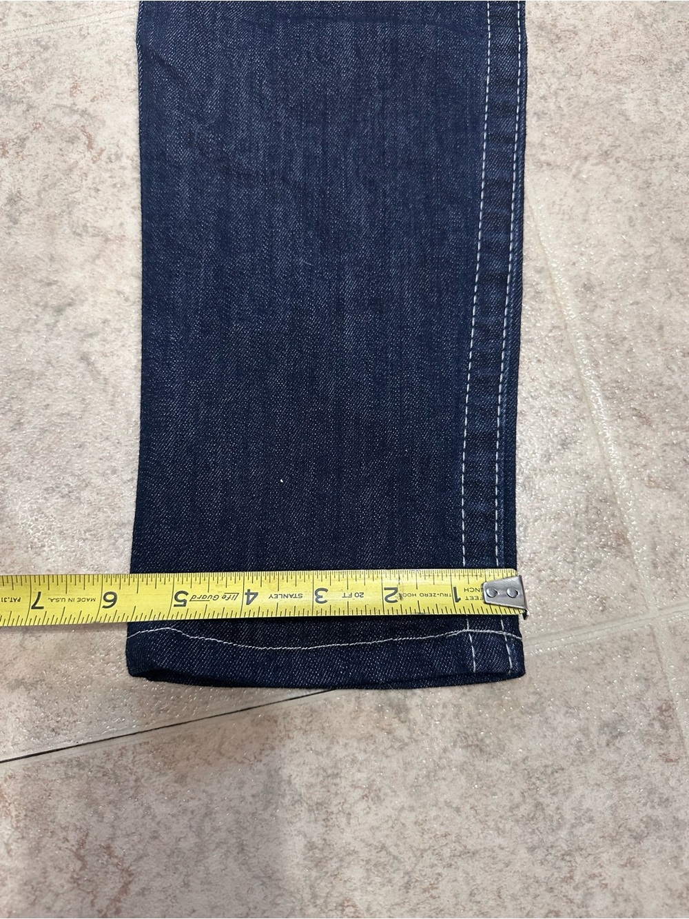 True Religion Womens Jeans Size 27 Dark Wash Rhinestone Flap Pocket USA - Picture 10 of 11